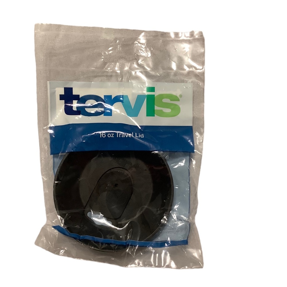 Black 16 oz Tervis Travel Lid, NIP